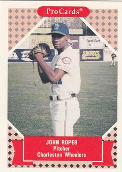 1991-92 ProCards Tomorrow's Heroes #218 John Roper Front