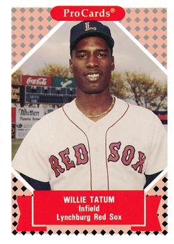 1991-92 ProCards Tomorrow's Heroes #21 Willie Tatum Front
