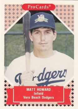 1991-92 ProCards Tomorrow's Heroes #246 Matt Howard Front