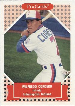 1991-92 ProCards Tomorrow's Heroes #254 Wilfredo Cordero Front