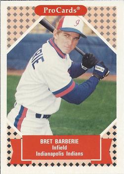 1991-92 ProCards Tomorrow's Heroes #256 Bret Barberie Front