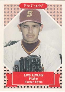 1991-92 ProCards Tomorrow's Heroes #267 Tavo Alvarez Front