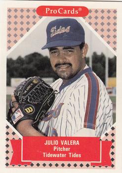 1991-92 ProCards Tomorrow's Heroes #276 Julio Valera Front