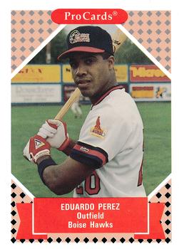 1991-92 ProCards Tomorrow's Heroes #39 Eduardo Perez Front