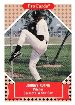 1991-92 ProCards Tomorrow's Heroes #43 Johnny Ruffin Front