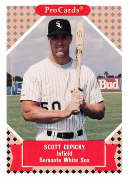 1991-92 ProCards Tomorrow's Heroes #44 Scott Cepicky Front
