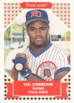 1991-92 ProCards Tomorrow's Heroes #208 Earl Cunningham Front