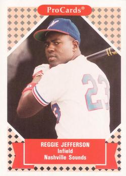 1991-92 ProCards Tomorrow's Heroes #213 Reggie Jefferson Front