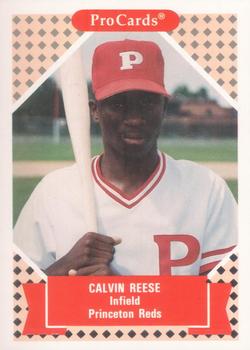 1991-92 ProCards Tomorrow's Heroes #220 Calvin Reese Front