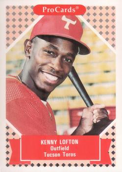 1991-92 ProCards Tomorrow's Heroes #223 Kenny Lofton Front