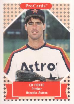 1991-92 ProCards Tomorrow's Heroes #229 Ed Ponte Front