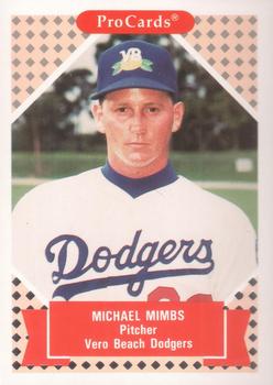 1991-92 ProCards Tomorrow's Heroes #247 Michael Mimbs Front