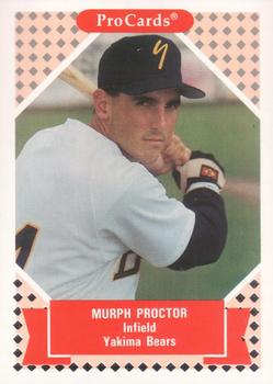 1991-92 ProCards Tomorrow's Heroes #248 Murph Proctor Front