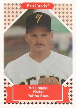 1991-92 ProCards Tomorrow's Heroes #251 Mike Sharp Front