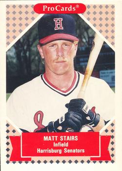 1991-92 ProCards Tomorrow's Heroes #259 Matt Stairs Front