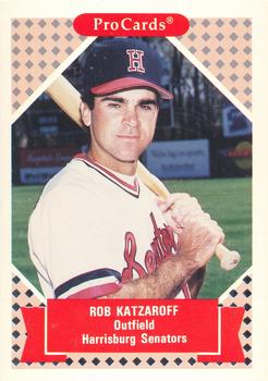 1991-92 ProCards Tomorrow's Heroes #262 Rob Katzaroff Front