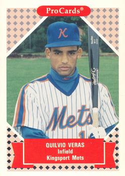1991-92 ProCards Tomorrow's Heroes #289 Quilvio Veras Front