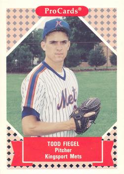 1991-92 ProCards Tomorrow's Heroes #291 Todd Fiegel Front