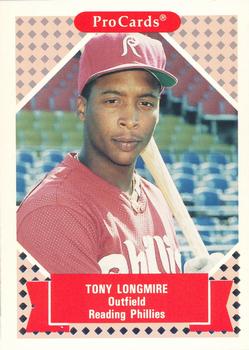 1991-92 ProCards Tomorrow's Heroes #297 Tony Longmire Front