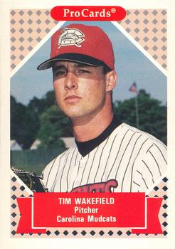 1991-92 ProCards Tomorrow's Heroes #308 Tim Wakefield Front