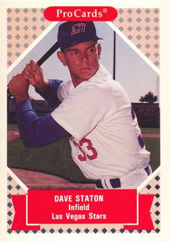 1991-92 ProCards Tomorrow's Heroes #333 Dave Staton Front