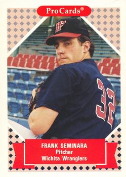 1991-92 ProCards Tomorrow's Heroes #334 Frank Seminara Front