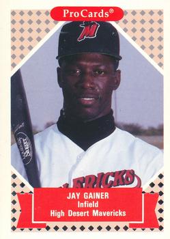 1991-92 ProCards Tomorrow's Heroes #336 Jay Gainer Front