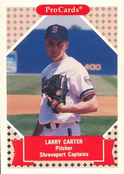 1991-92 ProCards Tomorrow's Heroes #347 Larry Carter Front
