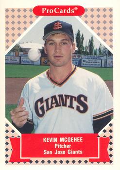 1991-92 ProCards Tomorrow's Heroes #351 Kevin McGehee Front