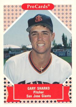 1991-92 ProCards Tomorrow's Heroes #352 Gary Sharko Front