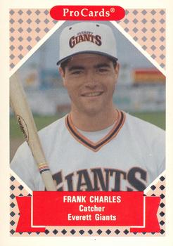 1991-92 ProCards Tomorrow's Heroes #357 Frank Charles Front