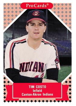 1991-92 ProCards Tomorrow's Heroes #51 Tim Costo Front