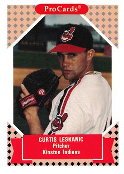1991-92 ProCards Tomorrow's Heroes #57 Curt Leskanic Front