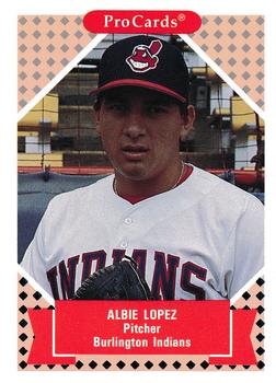 1991-92 ProCards Tomorrow's Heroes #60 Albie Lopez Front
