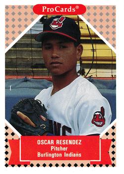 1991-92 ProCards Tomorrow's Heroes #61 Oscar Resendez Front
