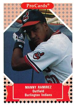 1991-92 ProCards Tomorrow's Heroes #62 Manny Ramirez Front