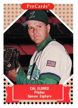 1991-92 ProCards Tomorrow's Heroes #81 Cal Eldred Front