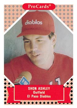 1991-92 ProCards Tomorrow's Heroes #85 Shon Ashley Front