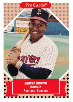 1991-92 ProCards Tomorrow's Heroes #92 Jarvis Brown Front