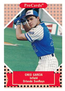 1991-92 ProCards Tomorrow's Heroes #94 Cheo Garcia Front