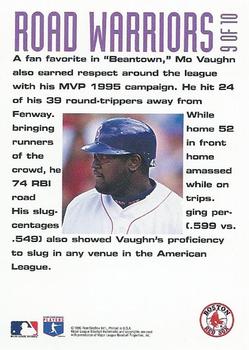 1996 Fleer - Road Warriors #9 Mo Vaughn Back