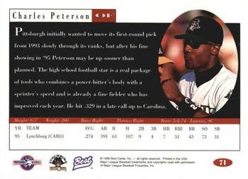1996 Best #71 Charles Peterson Back