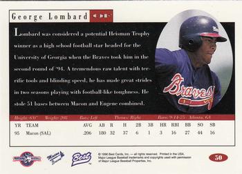 1996 Best #50 George Lombard Back