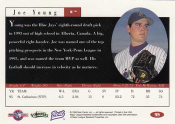 1996 Best #99 Joe Young Back