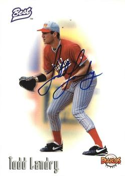 1996 Best - Autographs #NNO Todd Landry Front