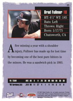 1997 Best #46 Brad Fullmer Back