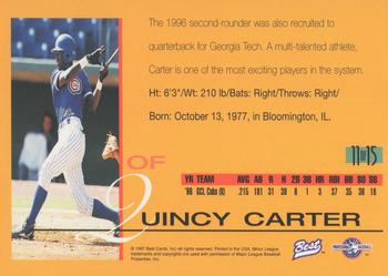 1997 Best - Best All-Stars #11 Quincy Carter Back