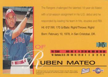 1997 Best - Best All-Stars #7 Ruben Mateo Back