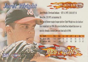 1997 Best - Best Guns #9 Jaret Wright Back