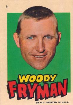 1967 Topps Stickers Pittsburgh Pirates #9 Woodie Fryman Front